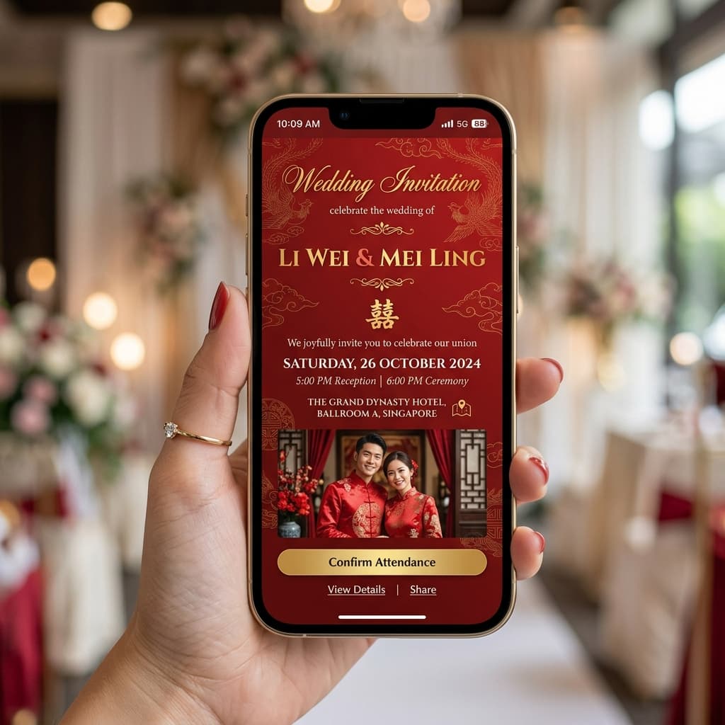 Jordy & Marcella Wedding Invitation